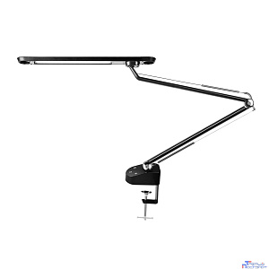 Camelion KD-843  C02 черный LED (Свт-к наст.,13 Вт,230В, 900лм,сенс, рег.ярк, цвет.темп, струбцина)