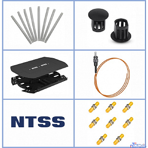NTSS Кросс NTSS оптический 19'' укомплектованный 2U, 96 портов ST/UPC, 62.5/125 мкм (сплошная панель, сплайс-кассета 3шт, пигтейлы, КДЗС, адаптеры) серый RAL 7035 NTSS-RFOB-2U-96-ST/U-62.5-SP1.5G0AY