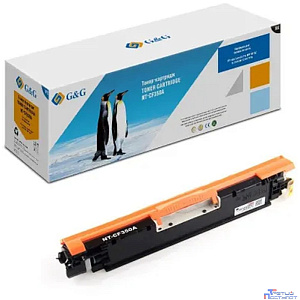 Тонер-картридж G&G, GG-CF350A  аналог HP CF350A/130A черный 1.3k с чипом