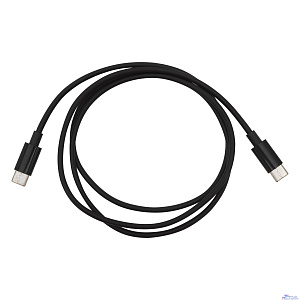Bion Кабель для зарядки USB Type-C - USB Type-C (CM/CM), 3A, 60W, USB 2.0, 1 м, черный [BXP-CCP-USBC-CMCM-1M-B]