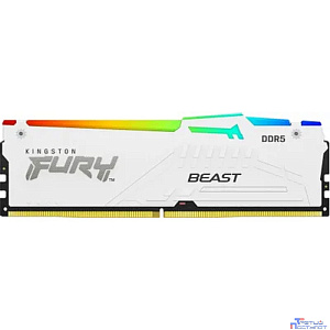 Оперативная память Kingston Fury Beast KF560C30BWA-16 DDR5 -  1x 16ГБ 6000МГц, DIMM,  White,  Ret