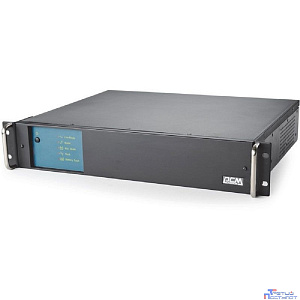 PowerCom King Pro RM KIN-1500AP LCD (2U) ИБП {Line-Interactive, 1500VA/1200W, Rack, 6х С13, Serial+USB, SmartSlot, RS-232} (1152600)