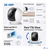 TP-Link Tapo C222 Поворотно-наклонная беспроводная облачная IP-камера с ИИ