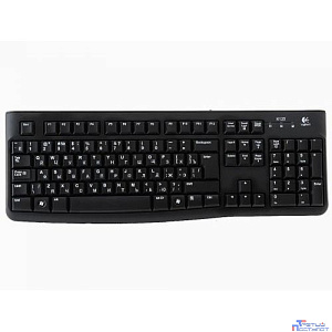 920-002522 Logitech Клавиатура K120 Black USB оригинальная заводская гравировка RU/LAT