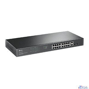 TP-Link TL-SG1218MPE Коммутатор Easy Smart с 18 гигабитными портами (16 портов PoE+) и 2 комбинированными портами RJ45/SFP