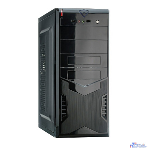 Exegate EX280387RUS Корпус Miditower Exegate CP-604 Black, ATX, <CP400W, 80mm>, 2*USB, Audio