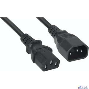 Filum Комплект кабелей FL-PC-C13/C14-C1-1.0-BK 5шт, ПВС-АП 3х1.0 С13 - C14, 220/250В, 10А, чёрный, 1м