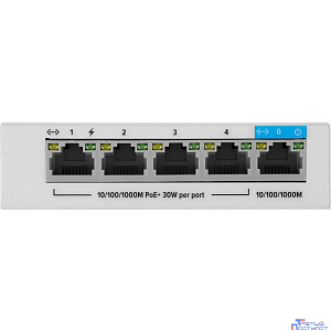 Keenetic POE+ SWITCH 5 (KN-4610) 5-портовый гигабитный коммутатор с 4 портами PoE+ и бюджетом мощности 60 Вт