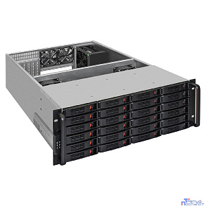 Exegate EX300120RUS Серверный корпус ExeGate Pro 4U660-HS24 <RM 19", высота 4U, глубина 660, БП 500PAS, 24xHotSwap, USB>