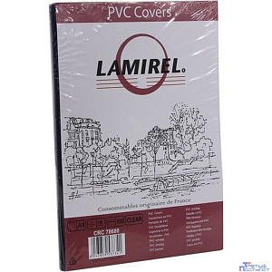 Lamirel Обложки Transparent LA-78680(01) (A4, PVC, прозрачные, 150мкм, 100шт.)