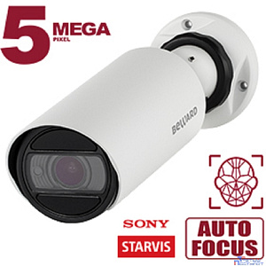 BEWARD SV3218RZ Уличная IP-Камера 5 Мп, 1/2.8'' КМОП Sony Starvis, 3 потока, H.265/H.264/MJPEG, 2592x1944, до 60к/c, моторизованный объектив 5.3-64 мм, 12х
