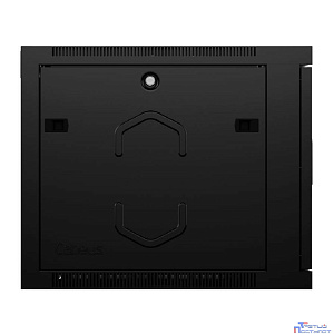 Cabeus SH-05F-6U60/35-BK Шкаф телекоммуникационный настенный 19" 6U 600x350x368mm (ШхГхВ) дверь стекло, цвет черный (RAL 9004)