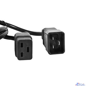 REM Шнур питания с заземлением IEC 60320 C19 IEC 60320 C20 / IEC320 C 20 , 16А/250В (3x1,5), длина 1,8 м. (R-16-Cord-C19-C20-1.8 / 101213.001-05)