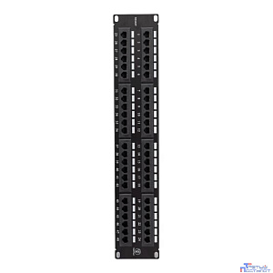 Rexant (04-0022) Панель коммутационная 19", 2U, 48 портов, UTP, RJ-45, CAT 5e