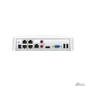 TENDA K4P-4TR Комплект видеонаблюдения ( 4-канальный PoE видеорегистратор 4K UHD + 4 Уличные цилиндрические PoE видеокамеры 4MP UHD, IP67)