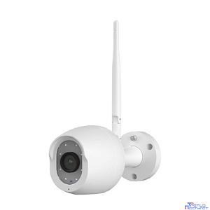 RUBETEK RV-3424/Wh Видеокамера стационарная обзор 100° Full HD (цв. белый), 2 Мп, 1/2.9''  CMOS, объектив 4.0 мм, ONVIF/WebRTC/RTSP, слот microSD, Wi-Fi 2.4 ГГц, IP65, металл