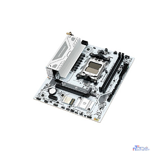 MAXSUN MS-Challenger B650M WIFI ICE V2 (Socket AM5, mATX, 2*DDR5(64Gb), DP/HDMI, 3*SATA3, 1*M.2, 1*PCIEx16/1*PCIEx1, 2*USB 2.0, 4*USB 3.2, LAN 1*1G,  Bluetooth,  Wi-Fi 802.11ac, RTL)