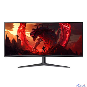 LCD Acer 34" XZ342CUV3bmiiphx Nitro {VA Curved 3440x1440 180Hz 1ms 400cd 21:9 2xHDMI2.0 DisplayPort1.4 2x2W} [UM.CX2EE.305/UM.CX2CD.302]