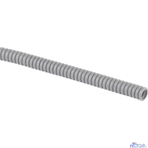 ЭРА Б0036838 Труба гофрированная ПВХ GOFR-16-100-PVC-building (серый) Строительная d 16мм с зонд. легкая 100м