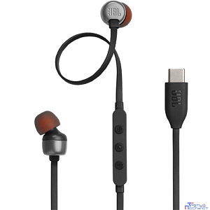 Гарнитура внутриканальные JBL Tune 310C черный проводные в ушной раковине (JBLT310CBLK)