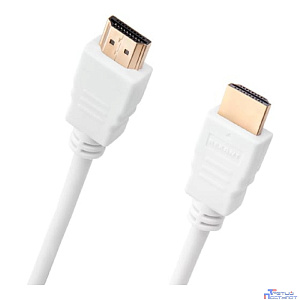 Rexant (17-6204-1) Кабель HDMI - HDMI 1.4, 2м, Gold, белый