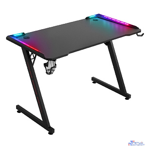 Игровой компьютерный стол Jupiter RGB,подвес кружки+гарн., черн. DEFENDER (64309)