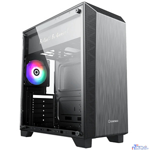 GameMax Корпус Nova N5 (ATX, Черн, USB 3.0, Зак.стекло, 1*120мм вент, без БП)