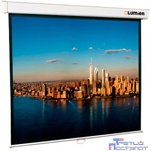 LUMIEN Master Picture LMP-100111 4:3 (206х274) Matte White FiberGlass (белый корпус) черн. кайма по периметру, возможность потолочн./настенного крепления 4:3