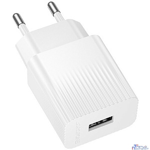 BOROFONE BAS71A/ Сетевое ЗУ/ 1 USB/ Выход: 10.5W/ белый