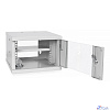 Cabeus WSC-4U Шкаф телекоммуникационный настенный 10" 4U 326x300x225mm (ШхГхВ) дверь стекло
