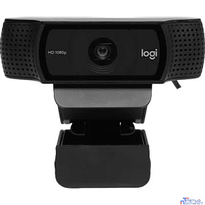 960-000998 Logitech HD Pro Webcam C920 { USB 2.0, 1920*1080, 2Mpix foto, Mic, Black}