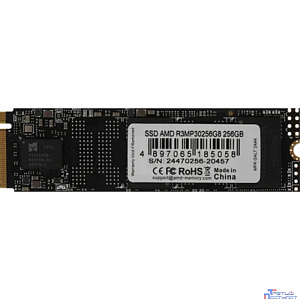 AMD SSD 256GB Radeon R3MP30256G8 M.2 2280, PCIe 3.0 x4, NVMe, M.2