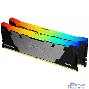 Kingston 64GB 3200MHz DDR4 CL16 DIMM (Kit of 2) FURY Renegade RGB (KF432C16RB2AK2/64)