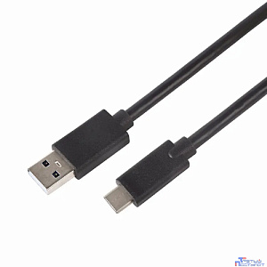 Rexant (18-1881) Кабель USB-A – Type-C, 1А, 1м, ПВХ, черный