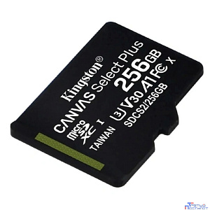 Micro SecureDigital 256GB Kingston SDCS3/256GBSP Canvas Select Plus V10 A1 w/o adapter