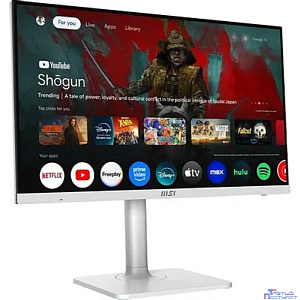 MSI Modern 27" MD272UPSW {IPS 3840x2160 60Hz 4ms 1000:1 300cd HDMI DisplayPort USB-C 2xUSB RJ45 Speaker Tilt Swivel Height Pivot White}