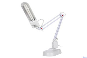 Camelion KD-017A С01 белый (Светильник настольный, в к-те база+струбцина, 230V 11W)