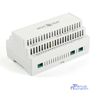 БАСТИОН SKAT-12-3.0 DIN (СКАТ ИБП-12/3-DIN) источник питания 12В 3А пластиковый корпус под DIN рейку 35 мм, МПТ (580)