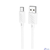 HOCO X88/ USB кабель Type-C/ 1m/ 3A/ White
