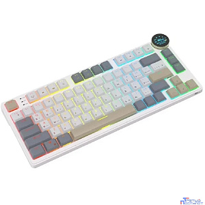 Клавиатура RK N80 беспроводная Pearly Dawn, тактильные свитчи RK Brown