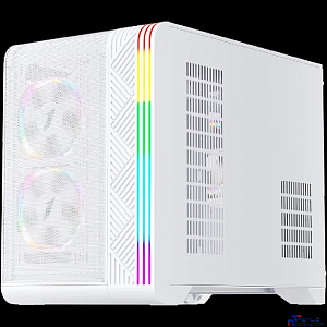 1STPLAYER VT6 ARGB White / mATX / 3x120mm ARGB fans / VT6-WH-3FS7-W