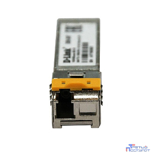 D-Link 330T/3KM/A1A WDM SFP-трансивер с 1 портом 1000Base-BX-D (Tx:1550 нм, Rx:1310 нм) для одномодового оптического кабеля (до 3 км, разъем Simplex SC)