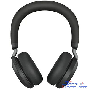 Jabra 27599-999-999 Наушники с микрофоном Jabra Evolve2 75, Link380a MS Stereo Black черный накладные BT/Radio оголовье (27599-999-999)