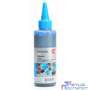 Cactus CS-I-CLI426C Чернила для  Canon Pixma MG5140/5240/6140/8140/MX884, голубой, 100мл