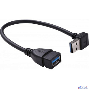 KS-is KS-401O Кабель адаптер угловой USB 3.0 M-F,  левый