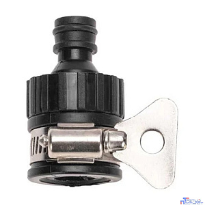 Rexant (62-0280) Адаптер пластмассовый, 3/4", с внешним хомутом Четыре Сезона