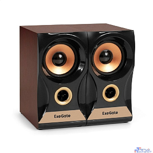 ExeGate Maestro SPS-590 (Активная, питание 220В, 2х3Вт, 30-18000Гц, цвет темное дерево, Color Box)