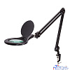 Rexant (31-0406) Лупа на струбцине , круглая, 5D, с подсветкой 56 SMD LED, черная