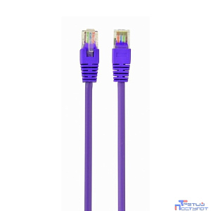 Патч-корд UTP Cablexpert PP12-0.5M/V кат.5e, 0.5м, литой, многожильный (фиолетовый)