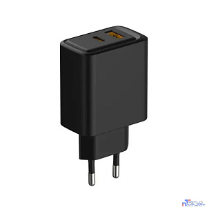 Rexant (18-2219) Сетевое зарядное устройство с портами USB-A и USB-C, 30Вт, черное